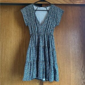 Urban Outfitters Blue Floral Mini Dress